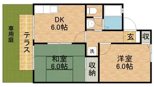 ファミールA【1階】の間取り