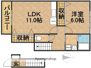 ライム国府台【2階】の間取り