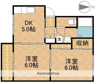 メゾン上の平【1階】の間取り