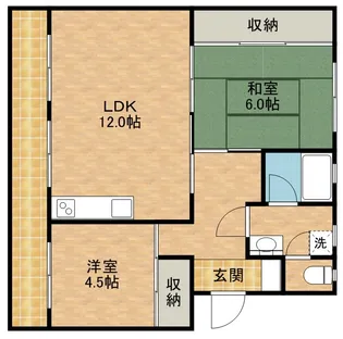 セントポーリア蜆塚【302号室】の間取り