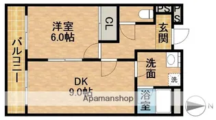LIMPIA垂木【3階】の間取り