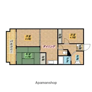 キヨミズキャンパス【5階】の間取り