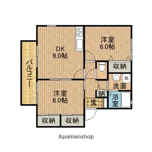 デルニエB【1階】の間取り