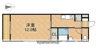 リーヒルズ【4A号室】の間取り