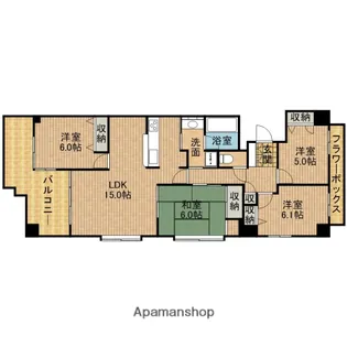 静岡県浜松市中央区成子町【マンション】の間取り