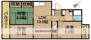 シャルマンKOGAWA【3階】の間取り