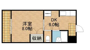 MANSION DIANA【3階】の間取り