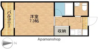 静岡県浜松市中央区和合北1丁目【マンション】の間取り