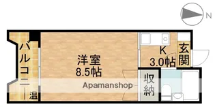 静岡県浜松市中央区和合北1丁目【マンション】の間取り