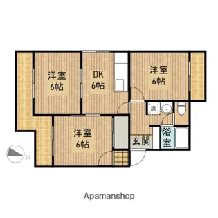 デイブレイク【2階】の間取り