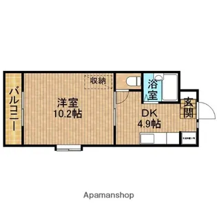クレシェンテ【3階】の間取り