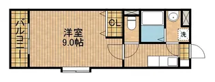 カウベルⅡ【2階】の間取り