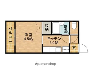 グリーンプラザ八木【3階】の間取り