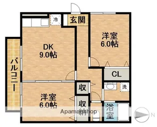 プランドールM【1階】の間取り