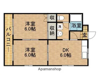 シャルマンF【1階】の間取り