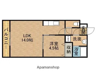 コンコード【103号室】の間取り