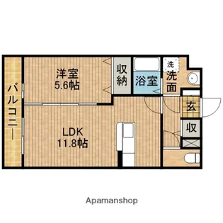 レセーナ【1階】の間取り