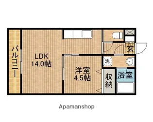 アレグリーア【2階】の間取り