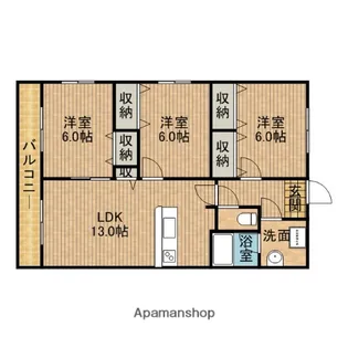 コメット【2階】の間取り