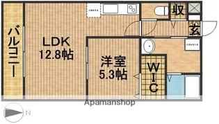 ゼフィールⅢ【3階】の間取り