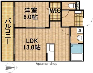 エクセルシア【305号室】の間取り