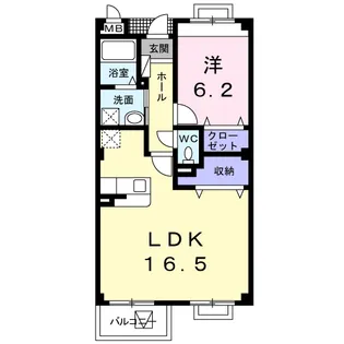 グランデーアM【3階】の間取り