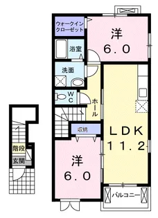 マーチ リヴァ【2階】の間取り
