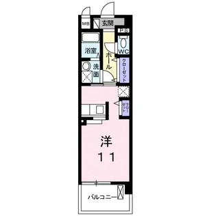 グランセピア【1階】の間取り