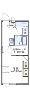 1Kの間取り画像