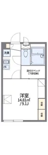 レオパレス袋井駅南【1階】の間取り