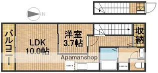 BARCAROLLE バルカロール【2階】の間取り
