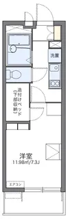レオパレス吉原【1階】の間取り