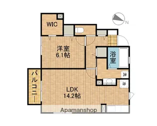 QUATRE SAISONS【1階】の間取り