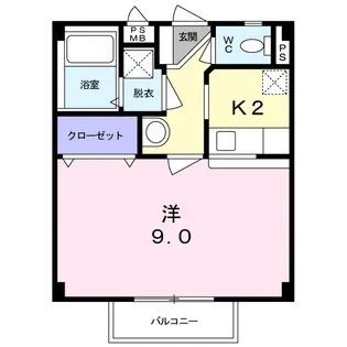 ステージ・リフティ【2階】の間取り