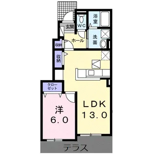 トーラスⅠ【1階】の間取り
