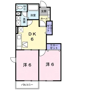 ページ ワン【1階】の間取り