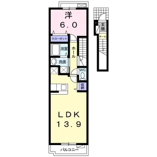 プロムナード【2階】の間取り