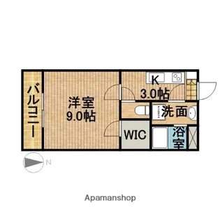 ライツフォル【1階】の間取り