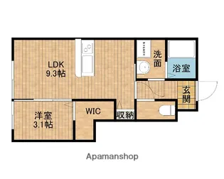 静岡県浜松市中央区曳馬5丁目【アパート】の間取り