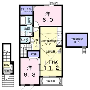 リーブル【2階】の間取り