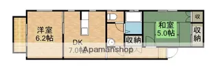 オレンジハウス【1階】の間取り