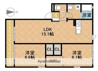 サクラーレ【2階】の間取り