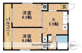 グリーンハイツC【201号室】の間取り