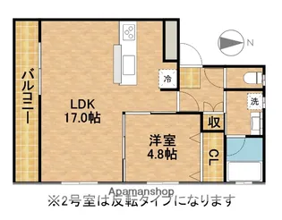 VAINQUEUR(ヴァンクール)【2階】の間取り