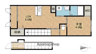 LARK HILLS【2階】の間取り