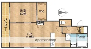 ロゼッタ和合【501号室】の間取り