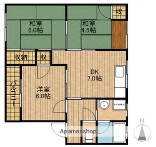 田中ハイツ【2階】の間取り