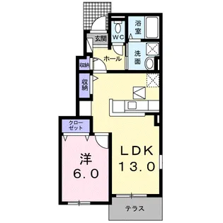 NEW S【1階】の間取り