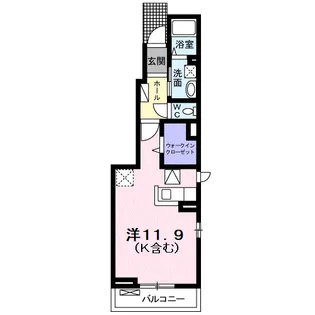 ヴェル・エール【1階】の間取り