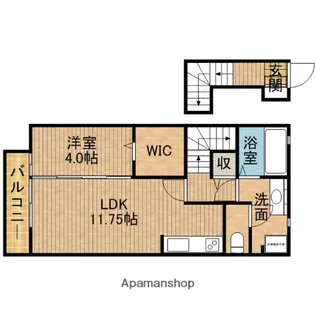 スカイハイツTM【2階】の間取り